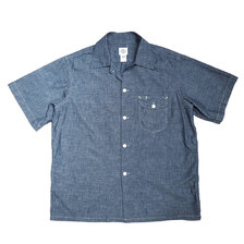 POST OVERALLS #1207B-CC New Basic Shirt S/S : classic chambray indigo画像