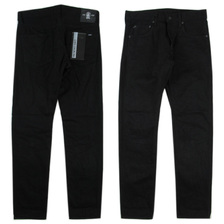 ONI DENIM リラックステーパード 13oz ジェットブラックデニム 642-13BK画像