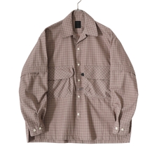 DAIWA PIER39 W's TECH SPORTS OPEN COLLAR SHIRT L/S MINI PLAID BE-90024L画像