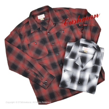 Cushman オンブレーチェック オープンシャツ 25467画像