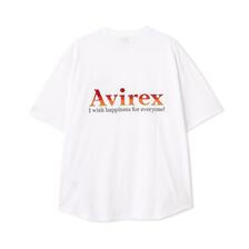 AVIREX GRADATION EMBROIDERY LOGO T-SHIRT 7834134096画像