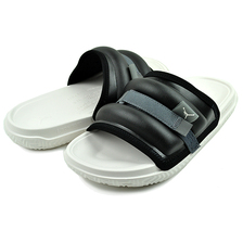NIKE JORDAN SUPER PLAY SLIDE black/phantom-anthracite DM1683-010画像
