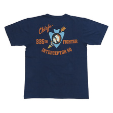 Buzz Rickson's GOVERNMENT ISSUE T-SHIRT "335th FIGHTER INTCP SQ" BR79399画像