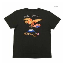 TAILOR TOYO S/S SUKA T-SHIRT EMBROIDERED - EAGLE & MT. FUJI - TT79392画像