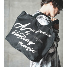 GLIMCLAP Logo printed tote bag 16-089-GLS-CE画像