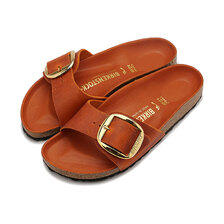 BIRKENSTOCK MADRID BIG BUCKLE BURNT-ORANGE | OILED-LEATHER | BETTER NARROW 1026632画像