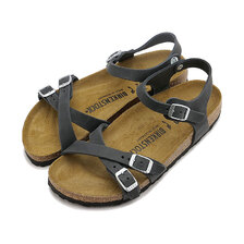 BIRKENSTOCK KUMBA BLACK | OILED-LEATHER | BETTER NARROW 1021487画像