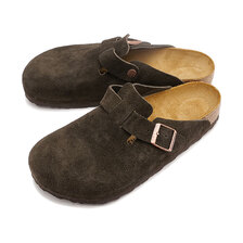BIRKENSTOCK BOSTON BS VL MOCCA | SUEDE-LEATHER | BETTER NARROW 1027460画像