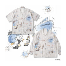 Porter Classic DISNEY M&F PC ORIGINAL ART ALOHA COLLECTION ALOHA LONG SHIRT SAN FRANCISCO DP-024-2714画像