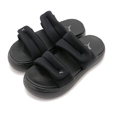 PUMA Mayu Puffy Slides Wns PUMA-Black/PUMA-Aged-Silver 399450-02画像