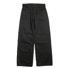 ONI DENIM Super Wide Straight 13oz Jet Black Denim ONI-242-13画像