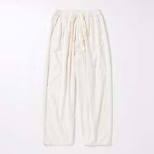 GOLD COTTON &times; SILK NEP DUCK BALLOON PANTS 24A-GL42430画像