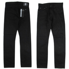 ONI DENIM 13oz Jet Black Denim Semi Tight Straight ONI-566-13BK画像