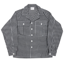 Workers M-43 Shirt Jacket, Black Gingham画像