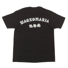 WACKOMARIA 24SS 舐達磨 HIGH TIMES CREW NECK T-SHIRT BLACK画像