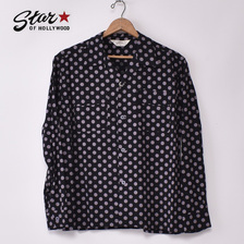 STAR OF HOLLYWOOD "POLKA DOT" H.D.R L/S OPEN SHIRT SH29315画像