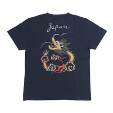TAILOR TOYO SUKA T-SHIRT EMBROIDERED &ldquo;GOLD DRAGON&rdquo; TT79390画像