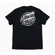 SANTA CRUZ Global Flame Dot Mono S/S Tee 44156123画像