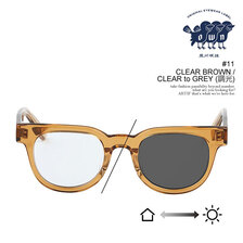 OWN #11 CLEAR BROWN / CLEAR to GREY (調光) OW-11CBR-PHGY画像