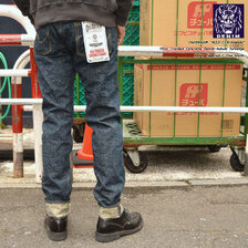 ONI DENIM 15oz Crushed Concrete Denim kabuki Selvedge Relax Tapered ONI-622CCD画像