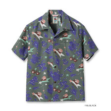 SUN SURF COTTON SEERSUCKER OPEN SHIRT &ldquo;ZODIAC SIGN&rdquo; by 柳原良平 with MOOKIE SS39332画像