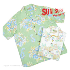 SUN SURF COTTON &times; LINEN OPEN SHIRT &ldquo;MACINTOSH UKULELE&rdquo; SS39283画像