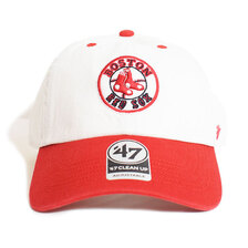 '47 Brand Red Sox Double Header Diamond '47 CLEAN UP White x Red WCDDM02HTS画像