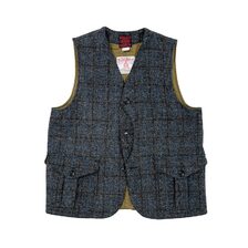 Workers Cruiser Vest, Harris Tweed画像