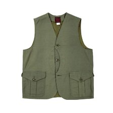 Workers Cruiser Vest, Reversed Sateen, OD画像