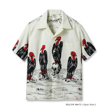 STAR OF HOLLYWOOD COTTON TYPEWRITER OPEN SHIRT &ldquo;CONDOR&rdquo; SH39311画像