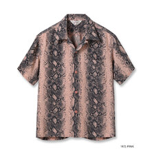 STAR OF HOLLYWOOD HIGH DENSITY RAYON OPEN SHIRT &ldquo;SNAKE&rdquo; SH39314画像