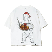 go slow caravan USA/C カレーライスクマ BIG TEE 321917画像