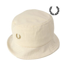 FRED PERRY PIQUE BUCKET HAT HW6730画像