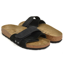 BIRKENSTOCK OITA BLACK / NUBUCK/SUEDE LEATHER REGULAR 1024179画像