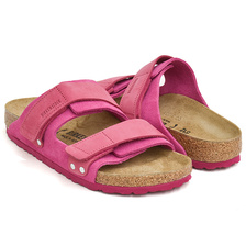 BIRKENSTOCK UJI FUCHSIA TULIP / NUBUCK / SUEDE REGULAR 1026552画像