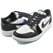 NIKE AIR JORDAN 1 LOW GOLF NRG MASTERS white/black FZ4159-100画像