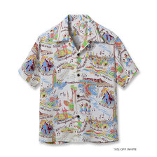 SUN SURF RAYON HAWAIIAN SHIRT &ldquo;THE SONG OF HAWAII&rdquo; SS39226画像