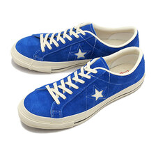 CONVERSE ONE STAR J SUEDE BLUE 35200670画像