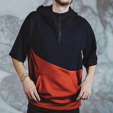 NO ID. チェンジングハーフZIPパーカ 854006-780T画像