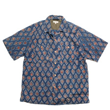 BURGUS PLUS Open Collar Batik Shirt BP24503画像
