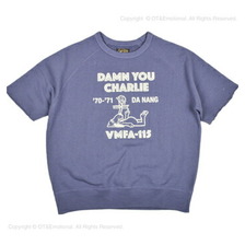 COLIMBO HUNTING GOODS Lagergeld Cut-off Sweat Shirt DAMN YOU CHARLIE ZZ-0401画像