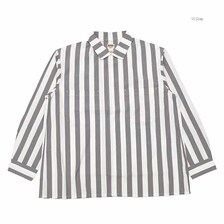 BARNS wide Stripe L/s Shirt BR-24200画像