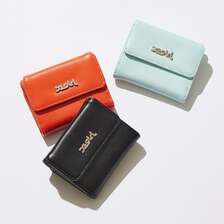 X-girl FAUX LEATHER MINI WALLET 105242054004画像