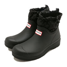 HUNTER unisex play short travel boot black UFS4020RMA-BLK画像