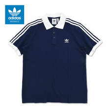 adidas 3 Stripe S/S Polo Originals NIGHT INDIGO II5776画像