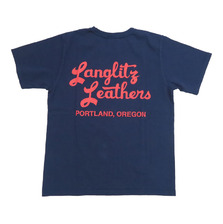 Langlitz Leathers LLC-003 Short Sleeve T-shirt Type A-EMB画像