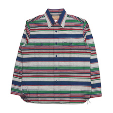 SUGAR CANE NATIVE AMERICAN BORDER L/S WORK SHIRT SC29247画像