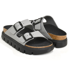 BIRKENSTOCK ARIZONA CHUNKY BLACK / BIRKO-FLOR NARROW 1026879画像