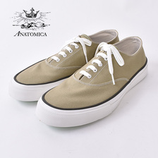 ANATOMICA WAKOUWA CANVAS OX LOW WHITE SOLE SAGE画像