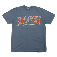 STUSSY BURLY THREADS TEE PIGMENT DYED画像